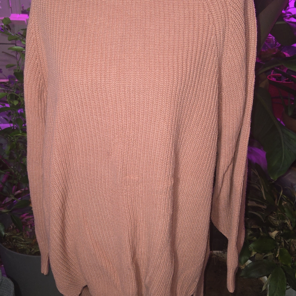 Express Women's Baggy Sweater - Soft Pink